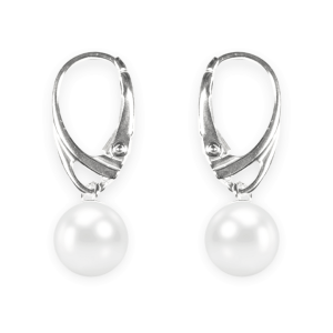 Ohrhänger Crystal White