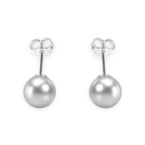 Ohrstecker Crystal Light Grey
