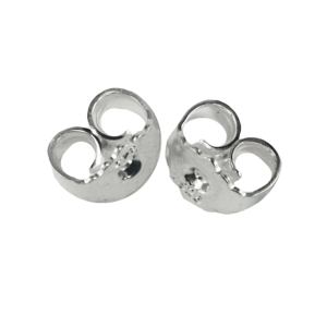 4x Ohrstecker-Steckmutter (Ersatzteil)