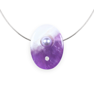 Schmuckstein-Anhänger "Befreiung und Loslassen" Amethyst